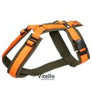 Anny-x Brustgeschirr S Oliv/Orange