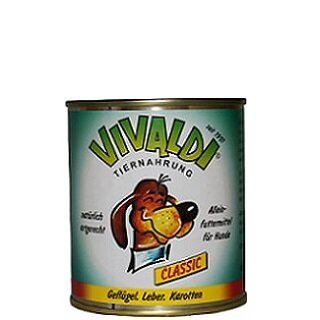 Vivaldi Gefl�gel, Leber & Karotten - 300 g Dose MHD 08 03...