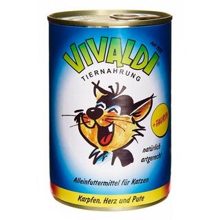 Vivaldi Karpfen Herz & Pute - 400 g Dose
